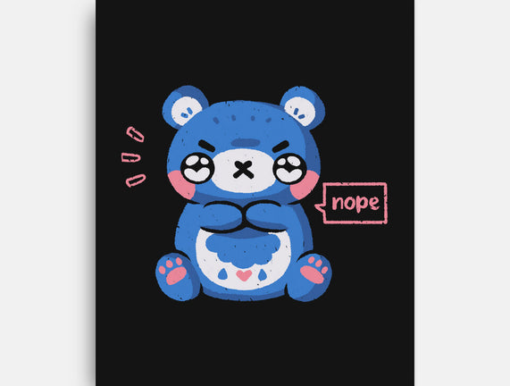 Grumpy Bear Says Nope