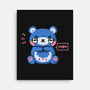 Grumpy Bear Says Nope-None-Stretched-Canvas-xMorfina