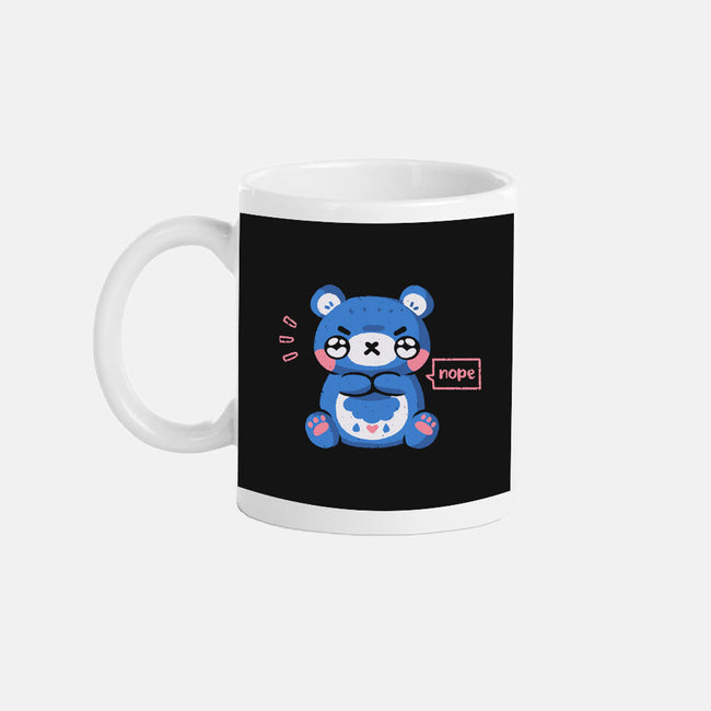 Grumpy Bear Says Nope-None-Mug-Drinkware-xMorfina