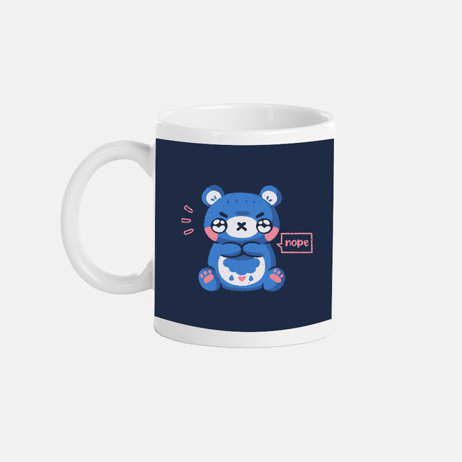 Grumpy Bear Says Nope-None-Mug-Drinkware-xMorfina