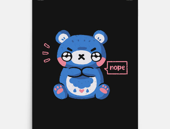 Grumpy Bear Says Nope