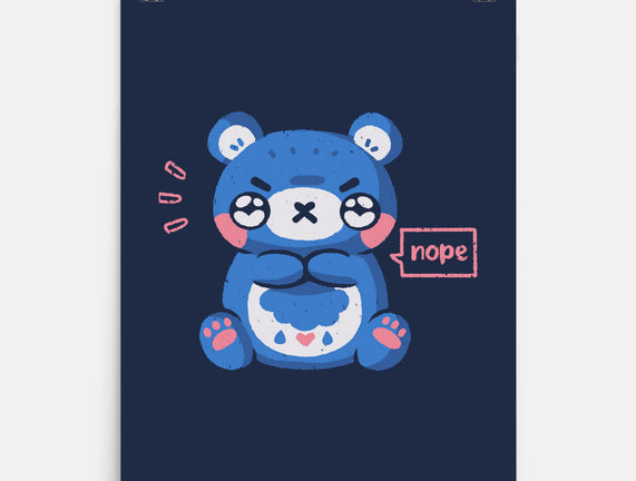 Grumpy Bear Says Nope