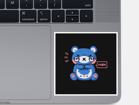 Grumpy Bear Says Nope