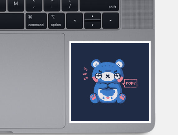 Grumpy Bear Says Nope