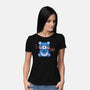 Grumpy Bear Says Nope-Womens-Basic-Tee-xMorfina