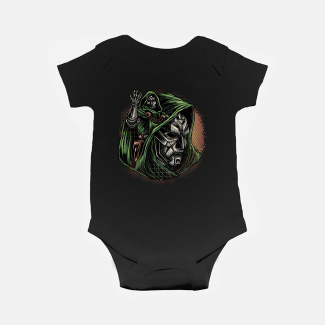 The Future Is Doomed-Baby-Basic-Onesie-glitchygorilla