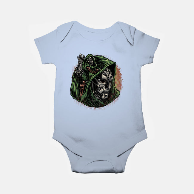 The Future Is Doomed-Baby-Basic-Onesie-glitchygorilla