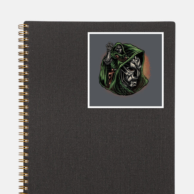 The Future Is Doomed-None-Glossy-Sticker-glitchygorilla