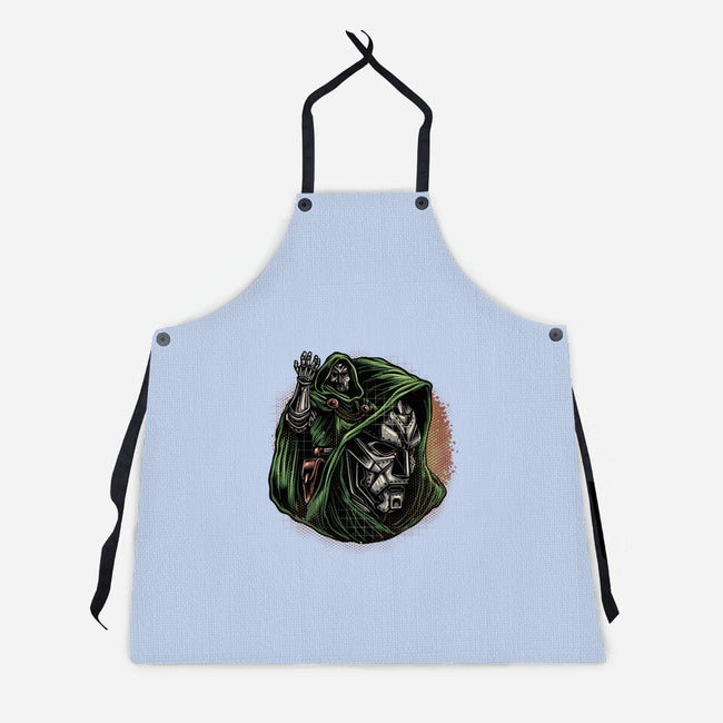 The Future Is Doomed-Unisex-Kitchen-Apron-glitchygorilla
