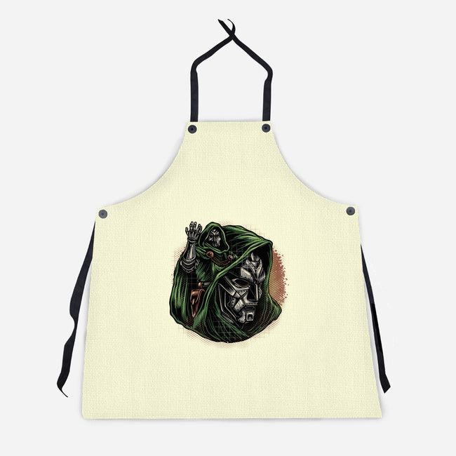 The Future Is Doomed-Unisex-Kitchen-Apron-glitchygorilla
