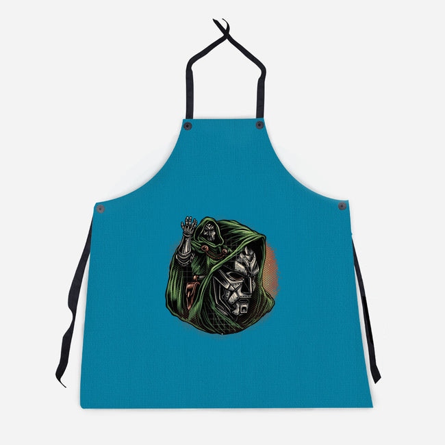 The Future Is Doomed-Unisex-Kitchen-Apron-glitchygorilla