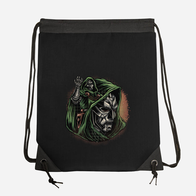 The Future Is Doomed-None-Drawstring-Bag-glitchygorilla