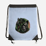 The Future Is Doomed-None-Drawstring-Bag-glitchygorilla
