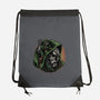 The Future Is Doomed-None-Drawstring-Bag-glitchygorilla