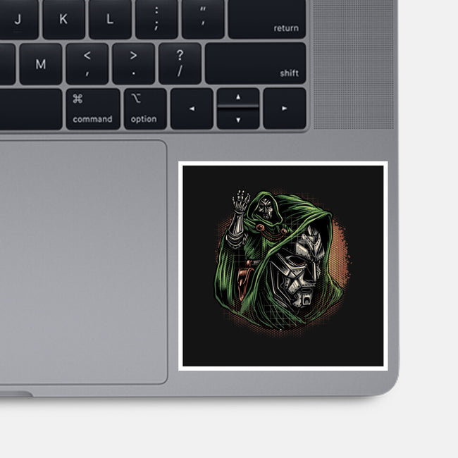 The Future Is Doomed-None-Glossy-Sticker-glitchygorilla