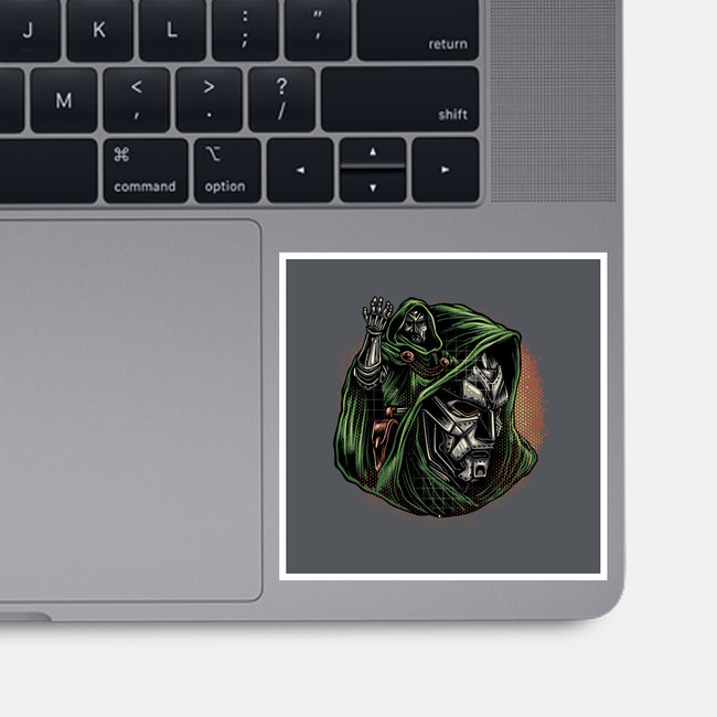 The Future Is Doomed-None-Glossy-Sticker-glitchygorilla