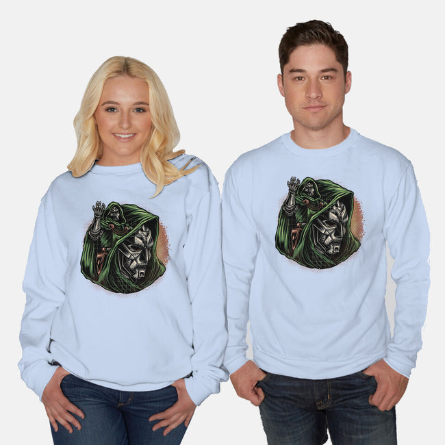 The Future Is Doomed-Unisex-Crew Neck-Sweatshirt-glitchygorilla