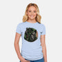 The Future Is Doomed-Womens-Fitted-Tee-glitchygorilla