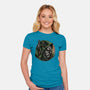 The Future Is Doomed-Womens-Fitted-Tee-glitchygorilla