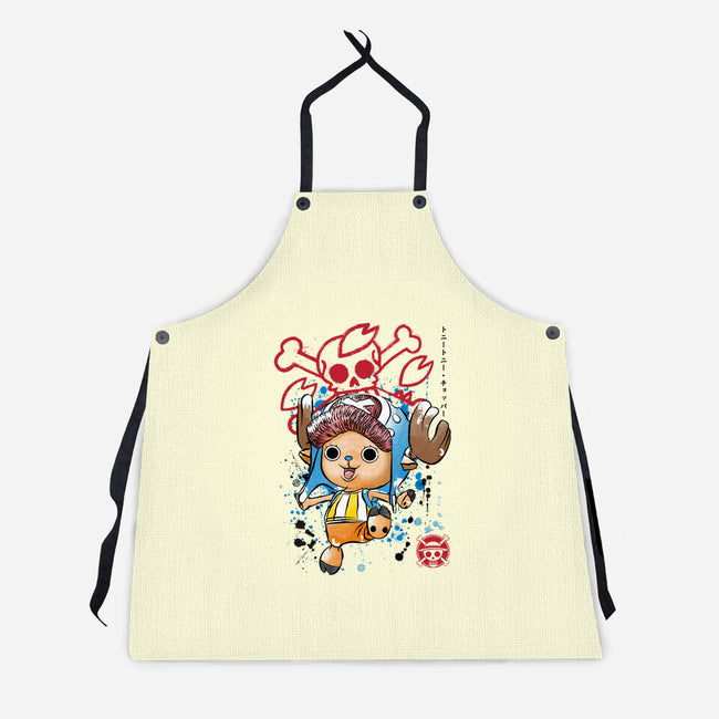 The Pirate Doctor-Unisex-Kitchen-Apron-DrMonekers