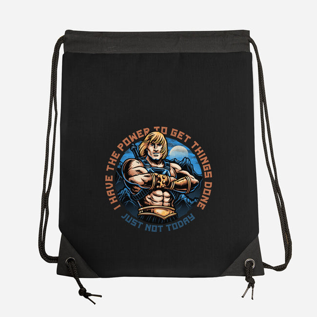 Power To Get Things Done-None-Drawstring-Bag-glitchygorilla