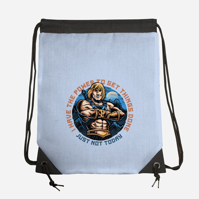 Power To Get Things Done-None-Drawstring-Bag-glitchygorilla