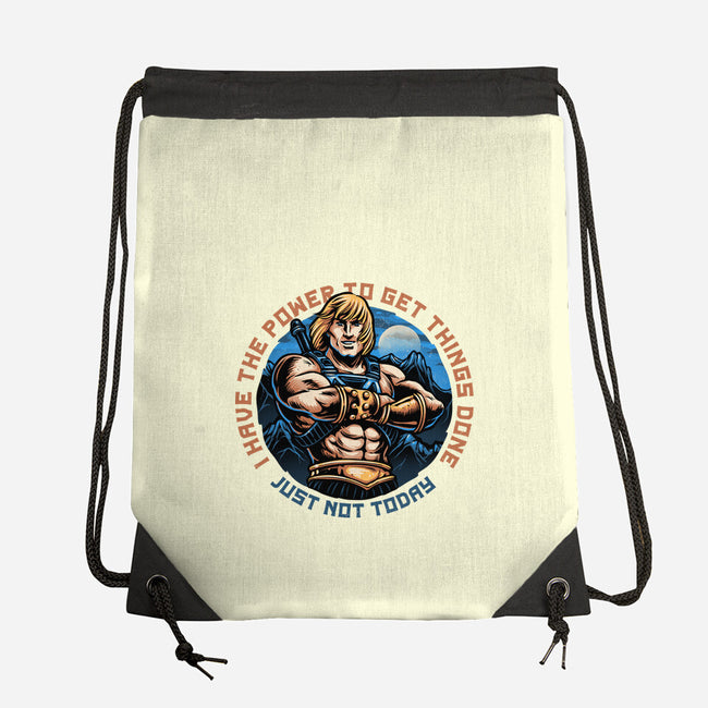 Power To Get Things Done-None-Drawstring-Bag-glitchygorilla