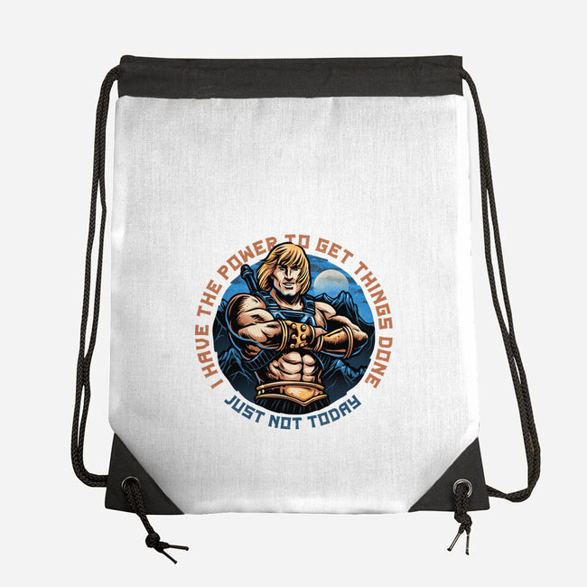 Power To Get Things Done-None-Drawstring-Bag-glitchygorilla