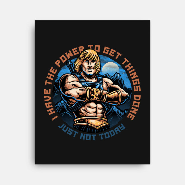 Power To Get Things Done-None-Stretched-Canvas-glitchygorilla