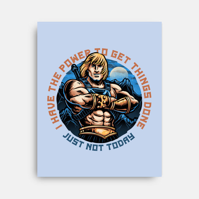Power To Get Things Done-None-Stretched-Canvas-glitchygorilla