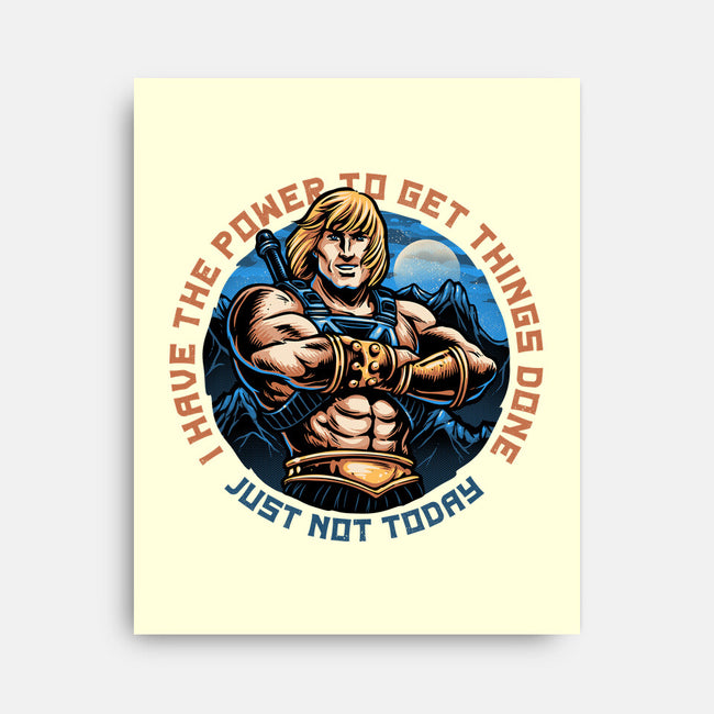 Power To Get Things Done-None-Stretched-Canvas-glitchygorilla