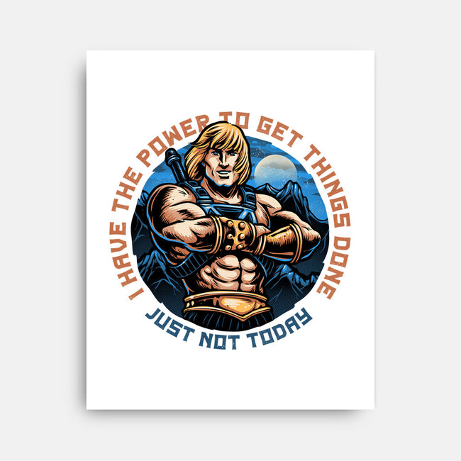 Power To Get Things Done-None-Stretched-Canvas-glitchygorilla