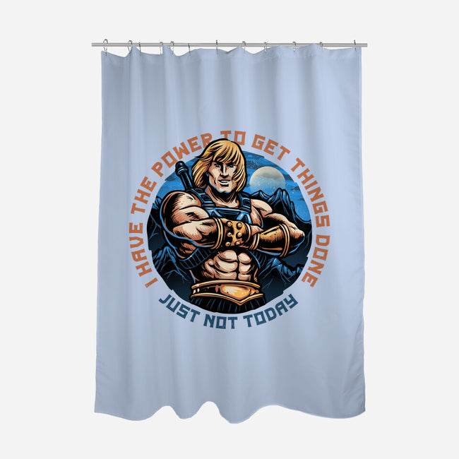 Power To Get Things Done-None-Polyester-Shower Curtain-glitchygorilla