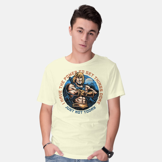Power To Get Things Done-Mens-Basic-Tee-glitchygorilla