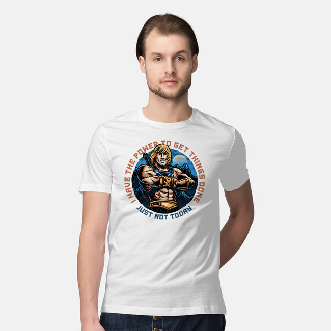 Power To Get Things Done-Mens-Premium-Tee-glitchygorilla
