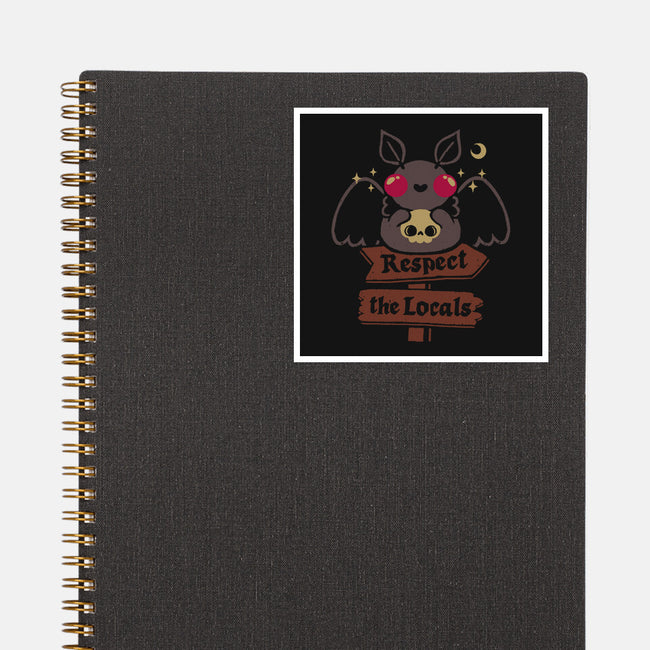 Funny Cute Mothman-None-Glossy-Sticker-xMorfina