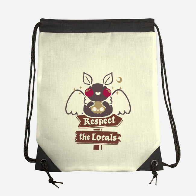Funny Cute Mothman-None-Drawstring-Bag-xMorfina
