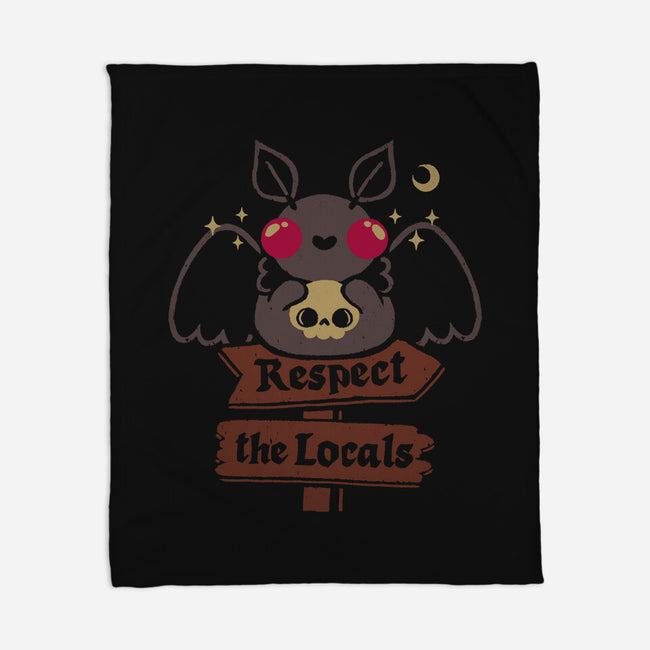 Funny Cute Mothman-None-Fleece-Blanket-xMorfina