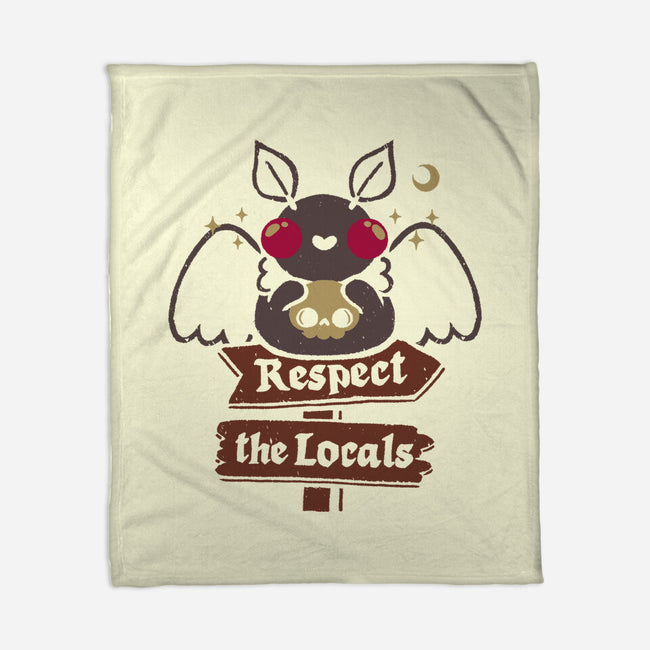Funny Cute Mothman-None-Fleece-Blanket-xMorfina