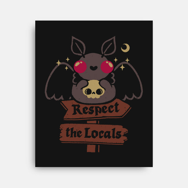 Funny Cute Mothman-None-Stretched-Canvas-xMorfina