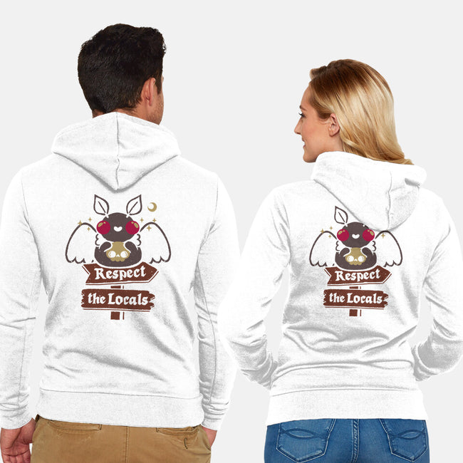 Funny Cute Mothman-Unisex-Zip-Up-Sweatshirt-xMorfina