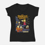 Nutty Bride-Womens-V-Neck-Tee-P1yu5h