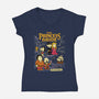 Nutty Bride-Womens-V-Neck-Tee-P1yu5h