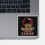 Too Murdery Without Coffee-None-Glossy-Sticker-Popnotic
