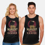 Too Murdery Without Coffee-Unisex-Basic-Tank-Popnotic