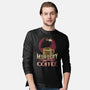 Too Murdery Without Coffee-Mens-Long Sleeved-Tee-Popnotic
