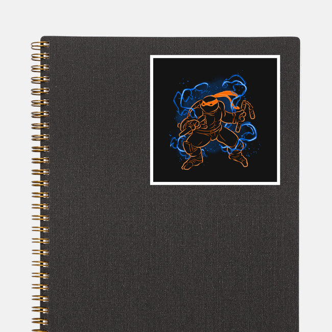 Mikey Electric Neon-None-Glossy-Sticker-Badbone Collections