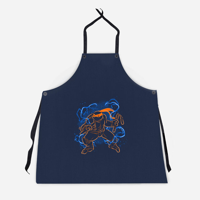 Mikey Electric Neon-Unisex-Kitchen-Apron-Badbone Collections