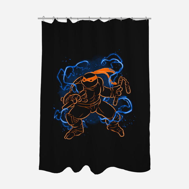 Mikey Electric Neon-None-Polyester-Shower Curtain-Badbone Collections