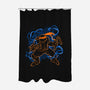 Mikey Electric Neon-None-Polyester-Shower Curtain-Badbone Collections
